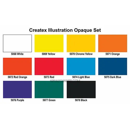 Createx Illustration Colors Opaque Master Set 1oz Createx