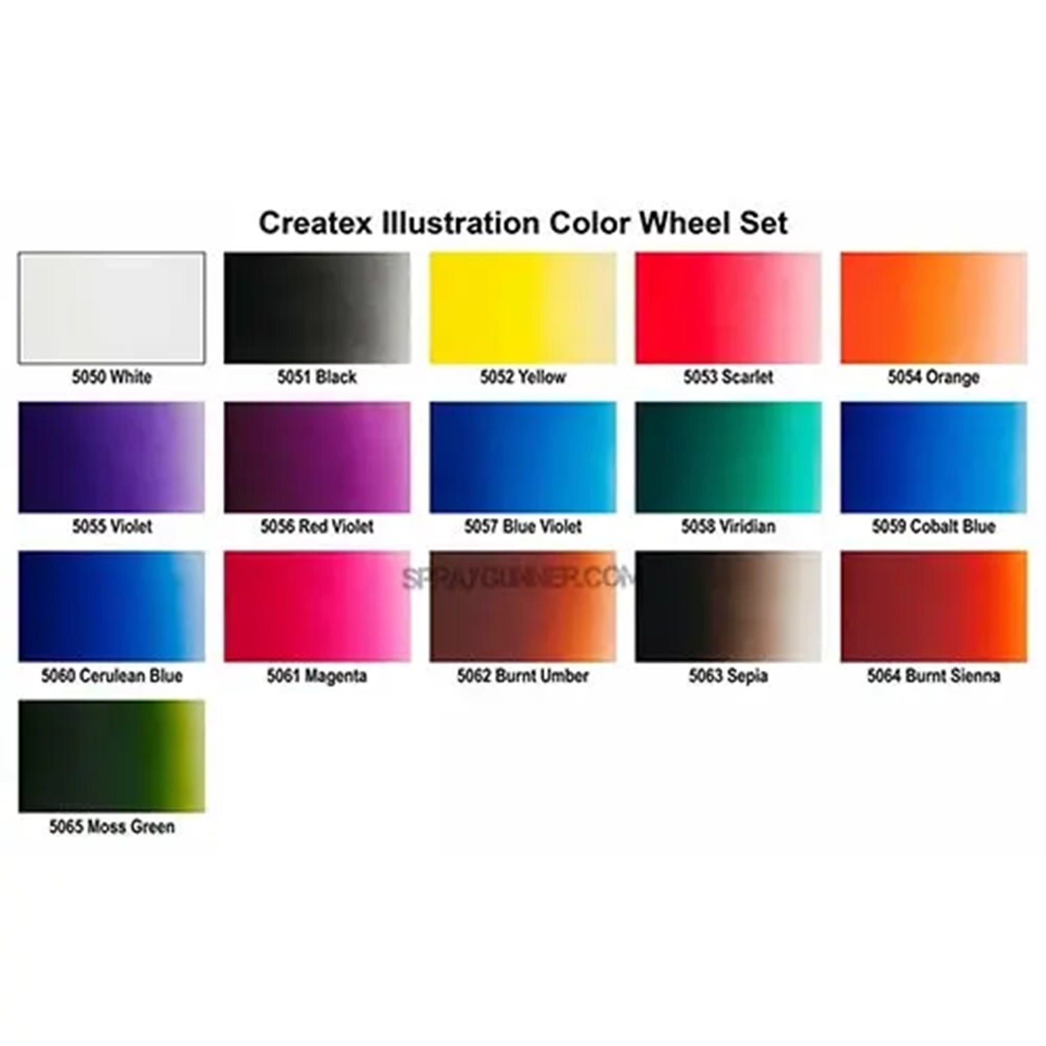 Createx Illustration Colors Wheel Set 1oz. - SprayGunner