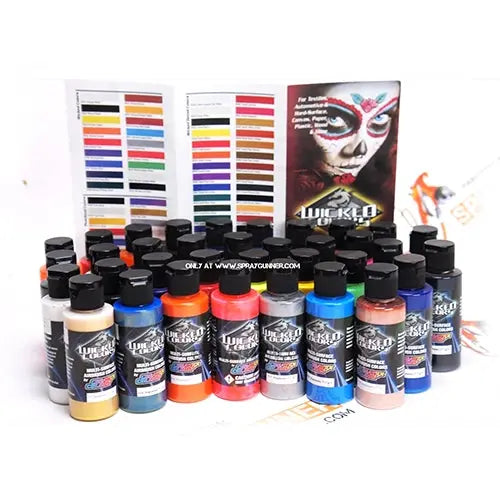 Createx Wicked Paints 35 Color Set | SprayGunner