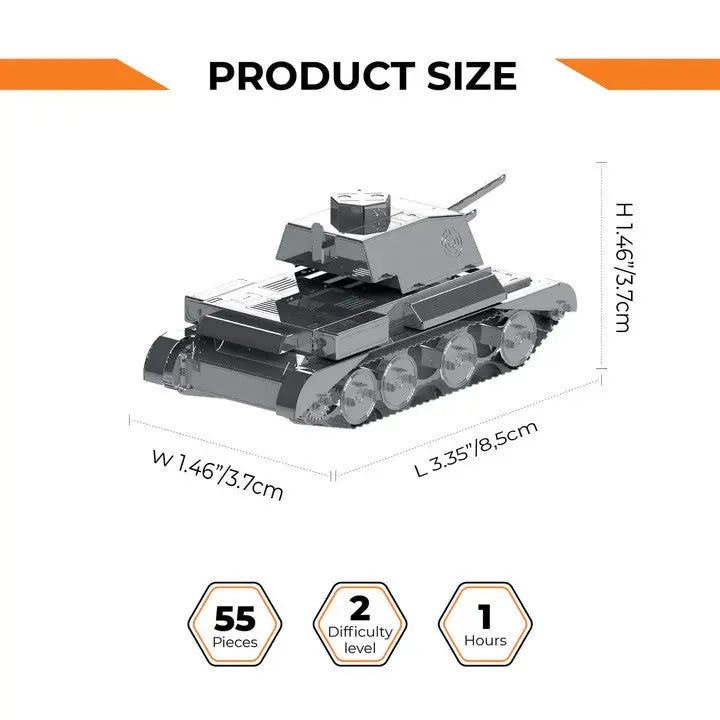 Cruiser MK III (World of Tanks) Metal Model - SprayGunner