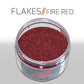 Custom Creative Flake: Fire Red
