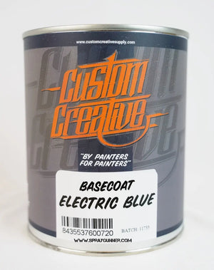 Pinturas creativas personalizadas: Azul eléctrico metalizado 1 litro (33,8 oz)