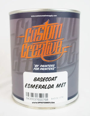 Pinturas creativas personalizadas: Esmeralda Esmeralda Metálica 1 litro (33,8 oz)