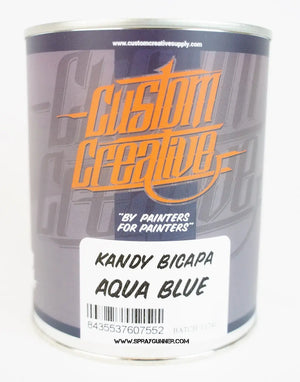 Custom Creative Paints: Kandy Aqua Blue 1 liter (33.8oz)