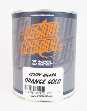 Pinturas creativas personalizadas: Kandy Orange Gold 1 litro (33,8 oz)