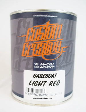 Pinturas creativas personalizadas: Rojo claro 1 litro (33,8 oz)