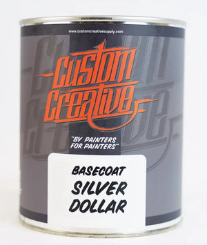 Custom Creative Paints: Silver Dollar Metallic 1 liter (33.8oz)