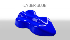 Benutzerdefinierte, kreative Fluoreszenzfarbe auf Lösungsmittelbasis für den Rennsport: Cyber ​​Blue, 150 ml