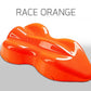 Kundenspezifische, kreative Fluoreszenzfarben auf Lösungsmittelbasis für den Rennsport: Race Orange