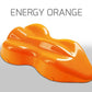 Pintura creativa personalizada a base de agua: naranja energético fluorescente