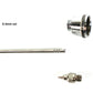Pistol Trigger Gravity Feed Airbrush Set with Round and Fan Pattern Caps by NO-NAME Brand