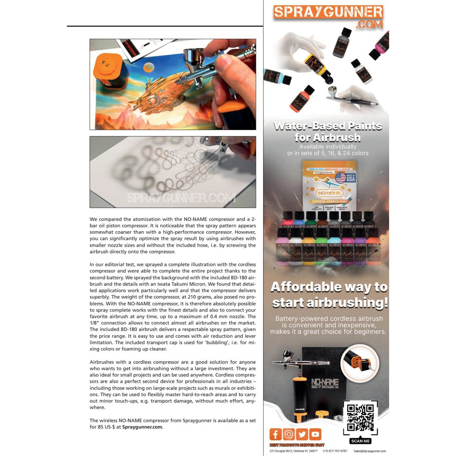 Airbrush Step By Step Magazine Issue 75 - SprayGunner