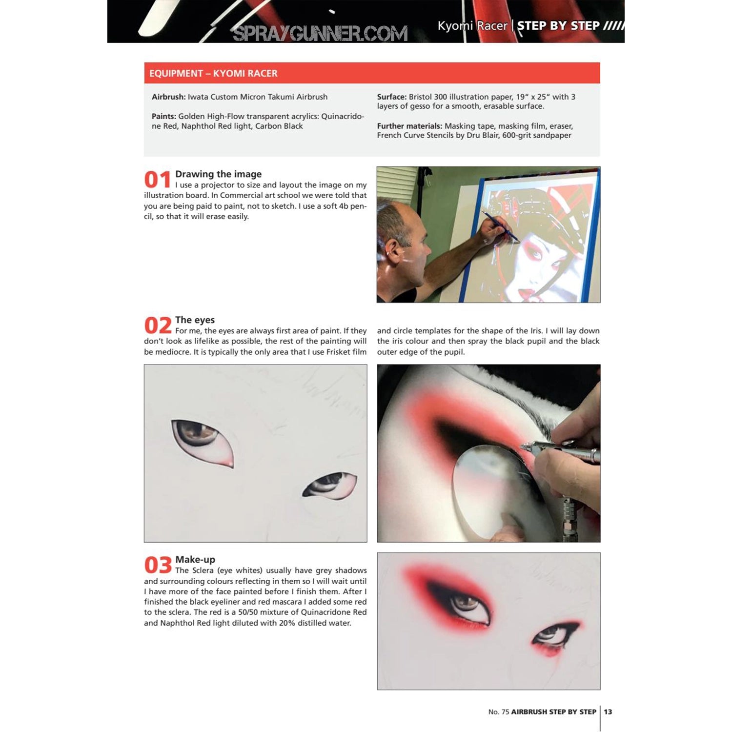 Airbrush Step By Step Magazine Issue 75 - SprayGunner