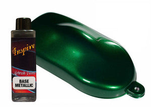 Discounted Inspire Airbrush Base Metallic Green 100ml - SprayGunner