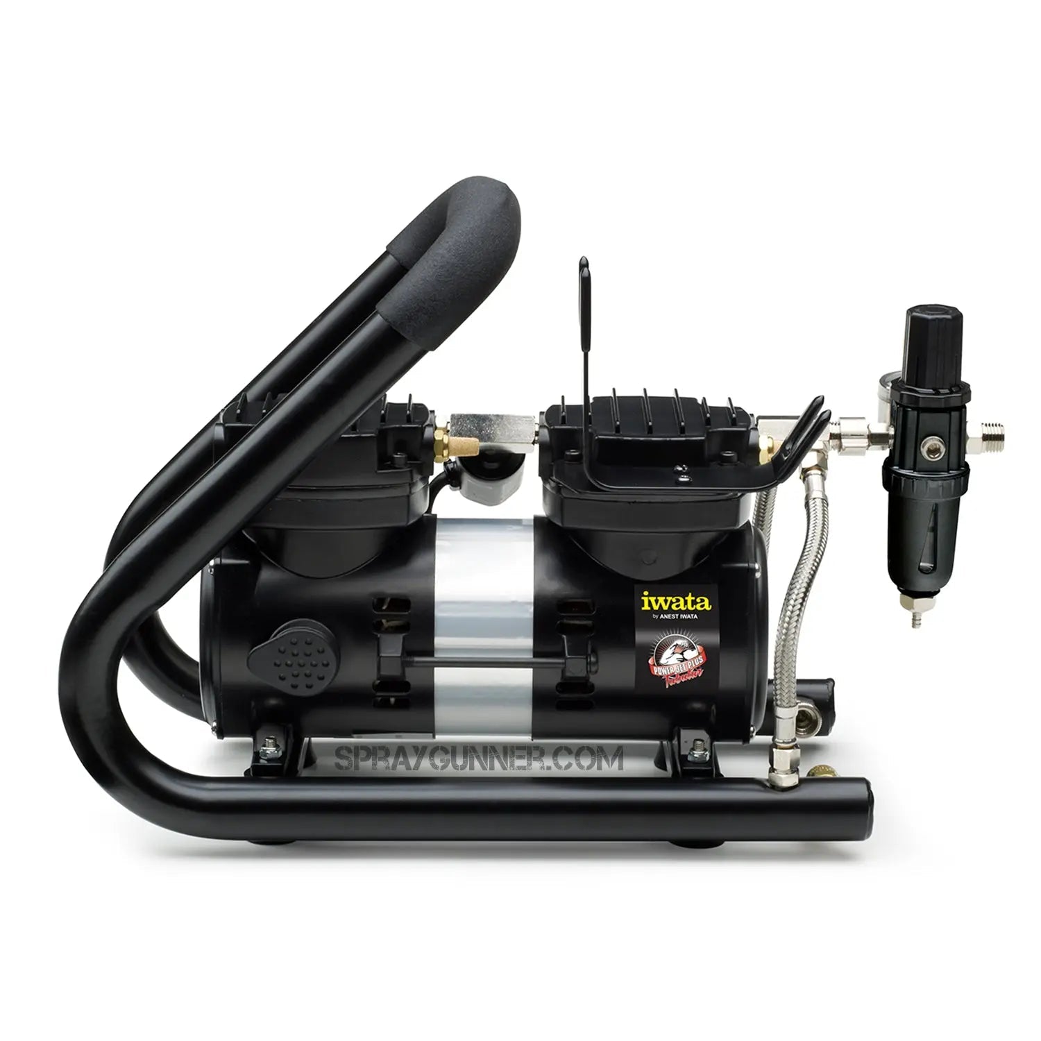 Discounted Iwata Power Jet Plus Tubular 110-120V Airbrush Compressor - SprayGunner