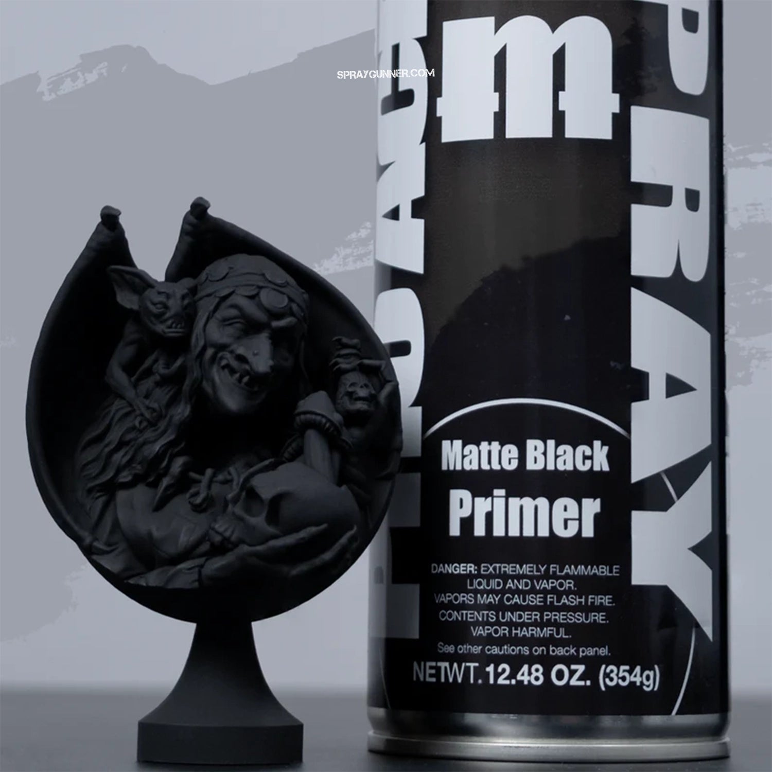 Discounted MONUMENT HOBBIES: PRO Acryl Spray - Matte Black Primer Monument Hobbies at SprayGunner