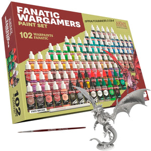 Discounted THE ARMY PAINTER: Warpaints Fanatic Wargamers Paint Set THE ARMY PAINTER at SprayGunner