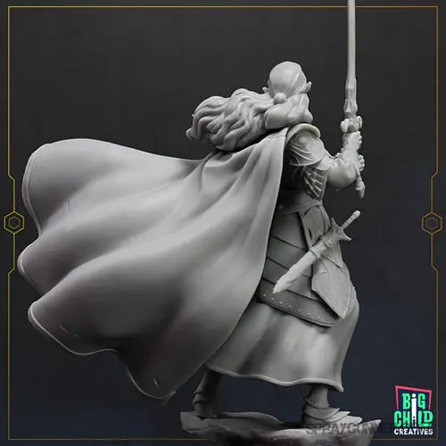 Elädriel Silver Moon 75 mm [DUNGEONS & HEROES Series] Big Child Creatives