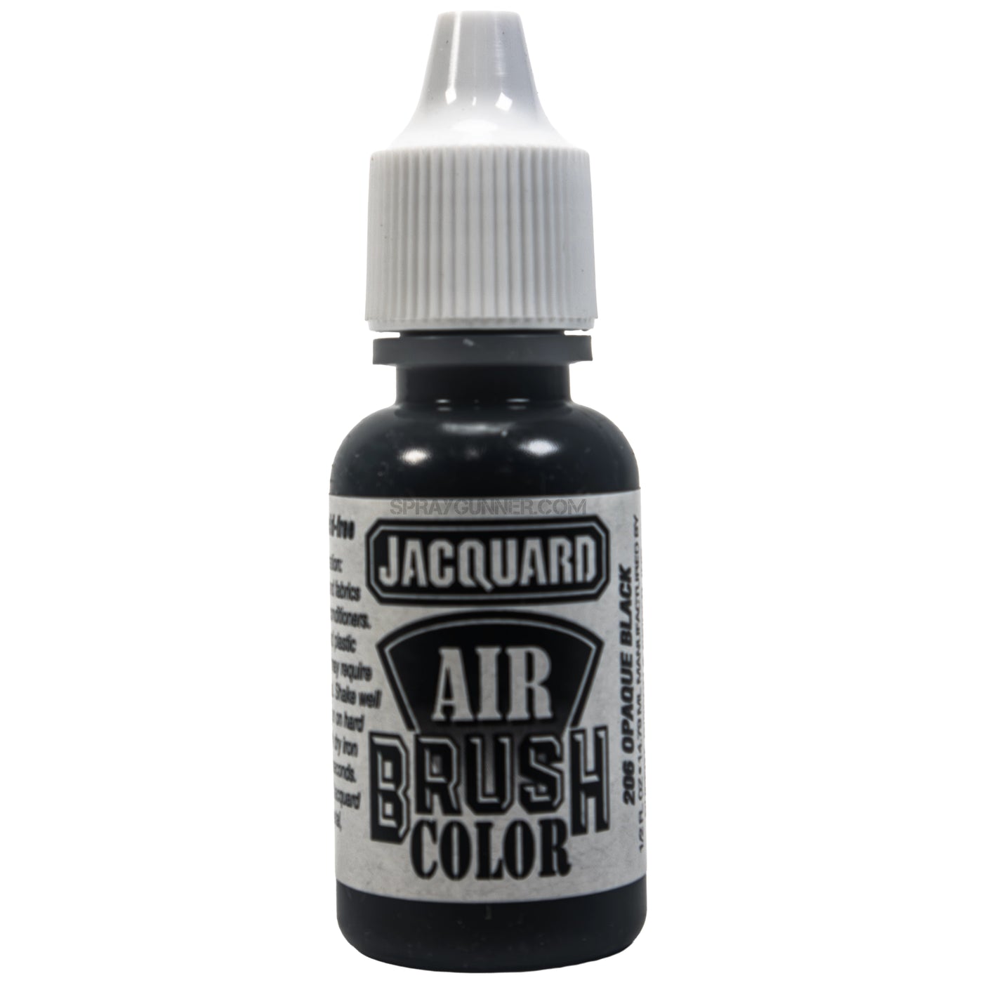 Jacquard Airbrush Color Opaque Black 1/2 Oz