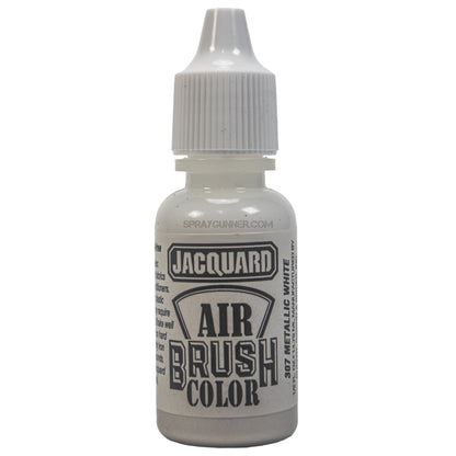 Jacquard Airbrush Color Metallic White 1/2 Oz