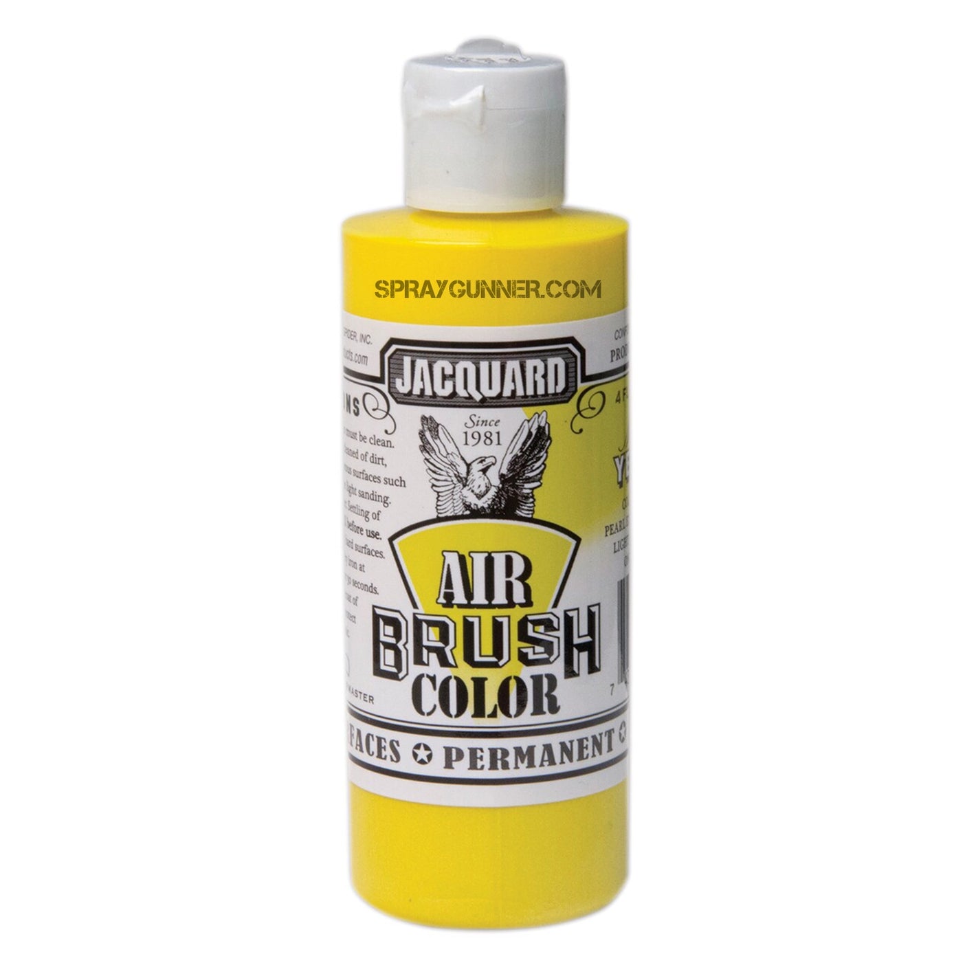 Jacquard Airbrush Color Metallic Yellow 4 oz