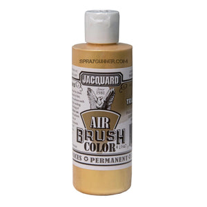 Jacquard Airbrush Color Metallic True Gold 4 oz - SprayGunner