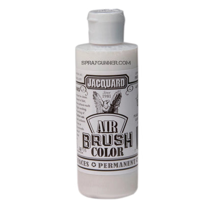 Jacquard Airbrush Color Metallic White 4 oz - SprayGunner