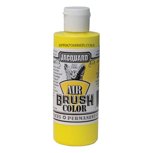Jacquard Airbrush Color Fluorescent Yellow 4 oz - SprayGunner
