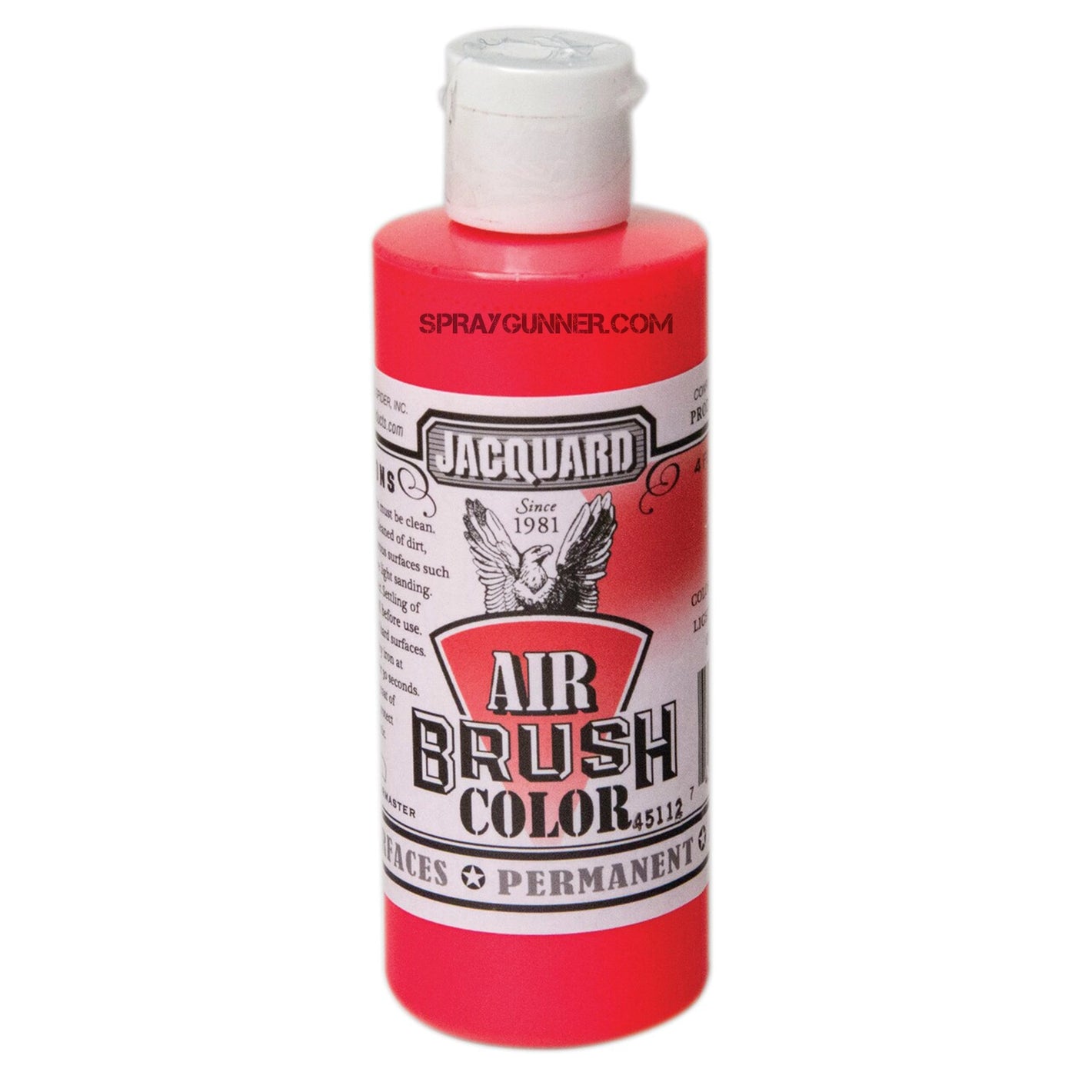 Jacquard Airbrush Color Fluorescent Red 4 oz