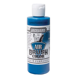 Jacquard Airbrush Color Bright Turquoise 4 oz - SprayGunner