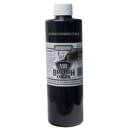 Jacquard Airbrush Color Opaque Black 16 oz - SprayGunner