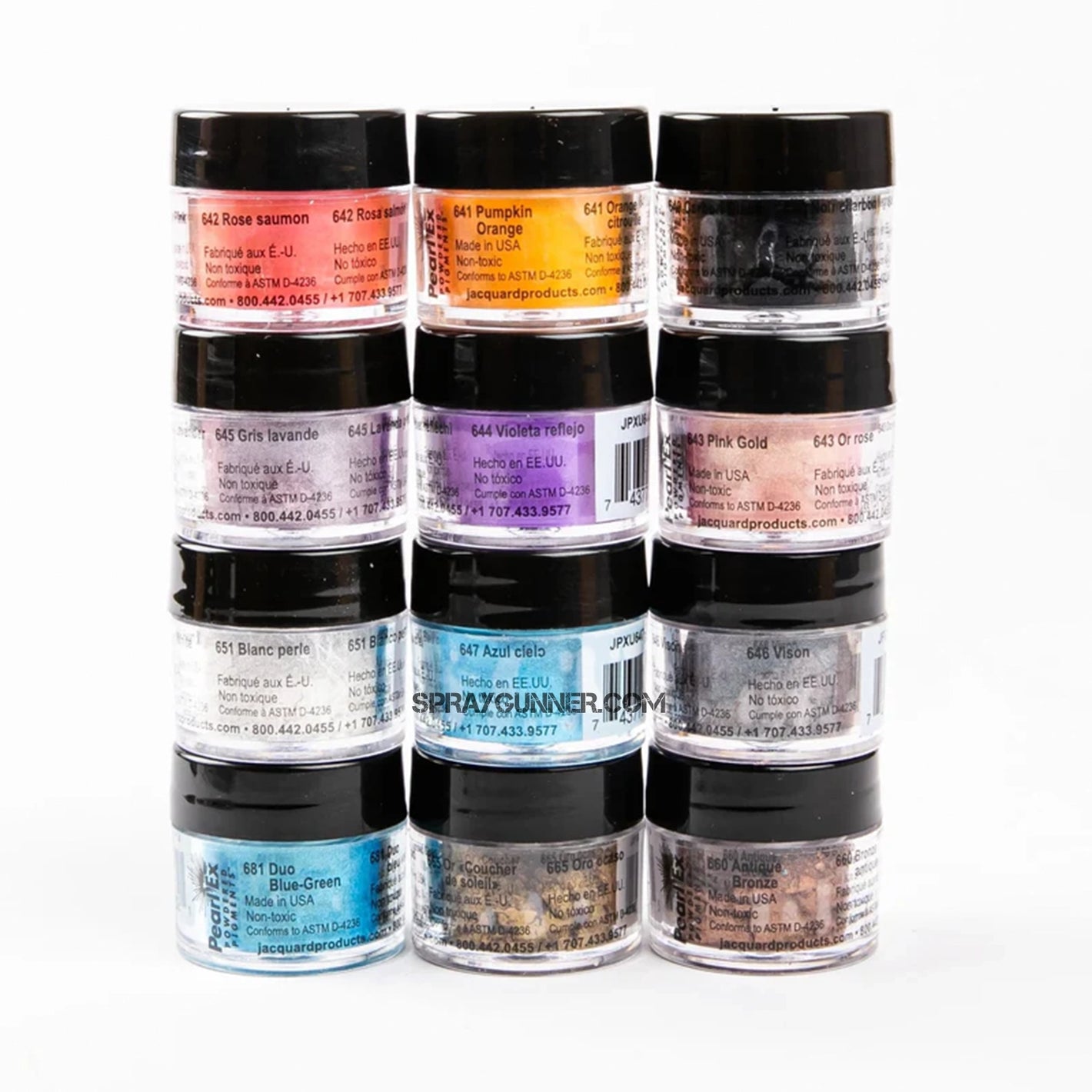 Jacquard Pearl Ex Powdered Pigment Set Series 3