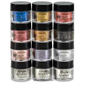 Jacquard Pearl Ex Metallic Calligraphy Set with Gum Arabic - SprayGunner
