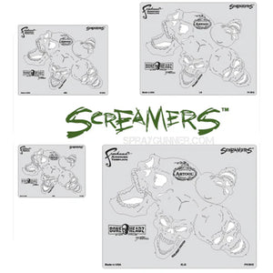 Artool Bone Headz Screamerz Freehand Airbrush Template Set of 4 by Mike Lavallee