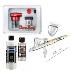 Flake King 500 Dry Metal Flake Airbrush Kit – H&S Evolution 2024 Airbrush+ Clearcoat, Sealer & Intercoat Options