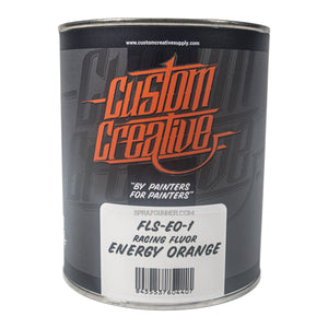 Custom Creative Solvent-Based Racing Fluorescents: Energy Orange 1 liter (33.8oz)