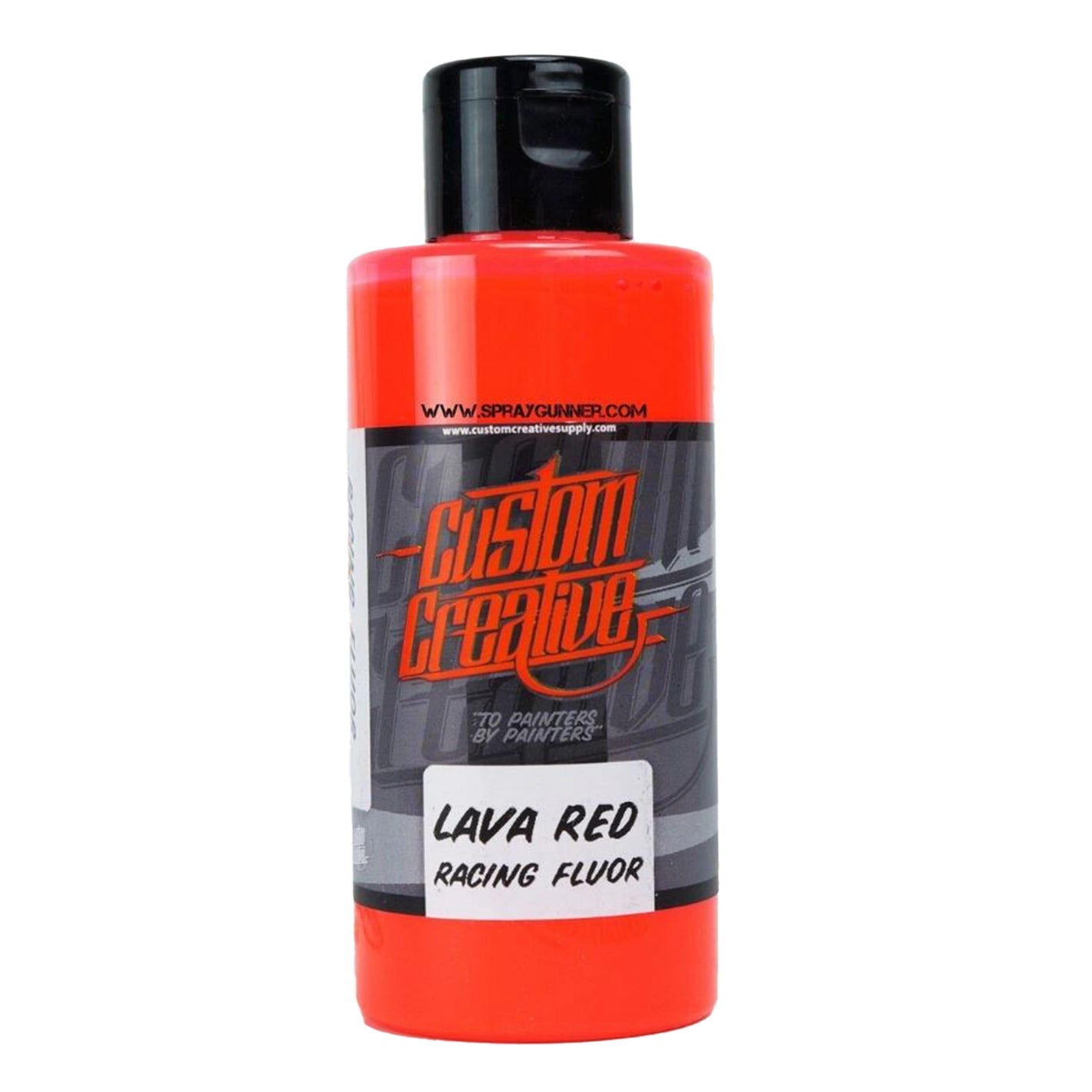 Custom Creative Solvent-Based Racing Fluorescents: Lava Red 150ml