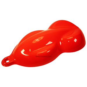 Custom Creative Paints: Fluorescent Lava Red 1 liter (33.8oz)