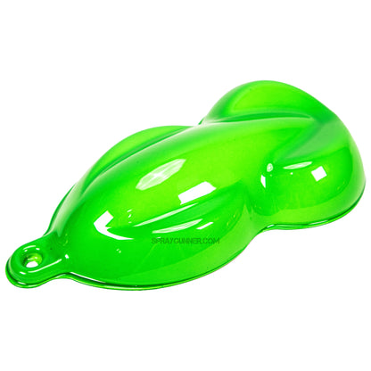 Custom Creative Solvent-Based Racing Fluorescents: Mamba Green 1 liter (33.8oz)