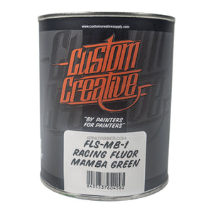 Custom Creative Solvent-Based Racing Fluorescents: Mamba Green 1 liter (33.8oz)