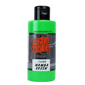 Custom Creative Solvent-Based Racing Fluorescents: Mamba Green 150ml - SprayGunner