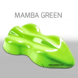 Fluorescentes de carreras creativos personalizados a base de solventes: Mamba Green 150ml