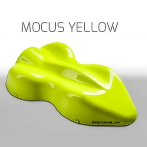 Kundenspezifische, kreative Fluoreszenzfarben auf Lösungsmittelbasis für den Rennsport: Mocus Yellow