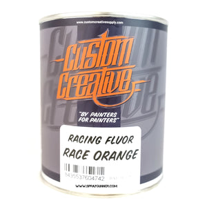 Custom Creative Paints: Flourescent Race Orange 1 liter (33.8oz) - SprayGunner