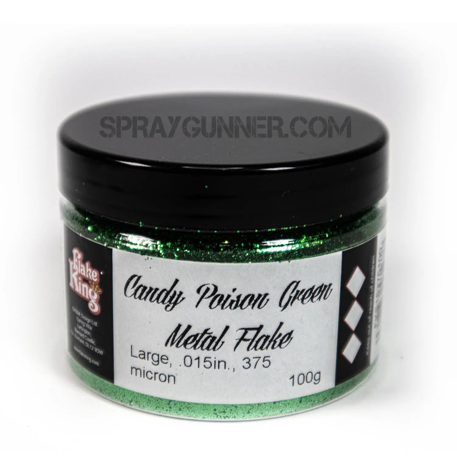 Flake King: Candy Poison Green Metal Flake Flake King