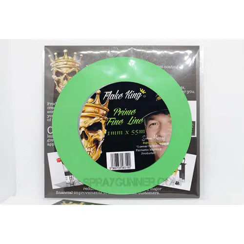 Flake King: Prime Green Fine Line Tape Flake King