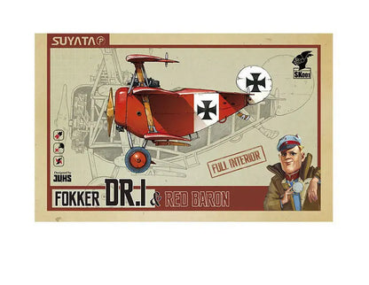 Kit de modelo Fokker Dr.I y Barón Rojo