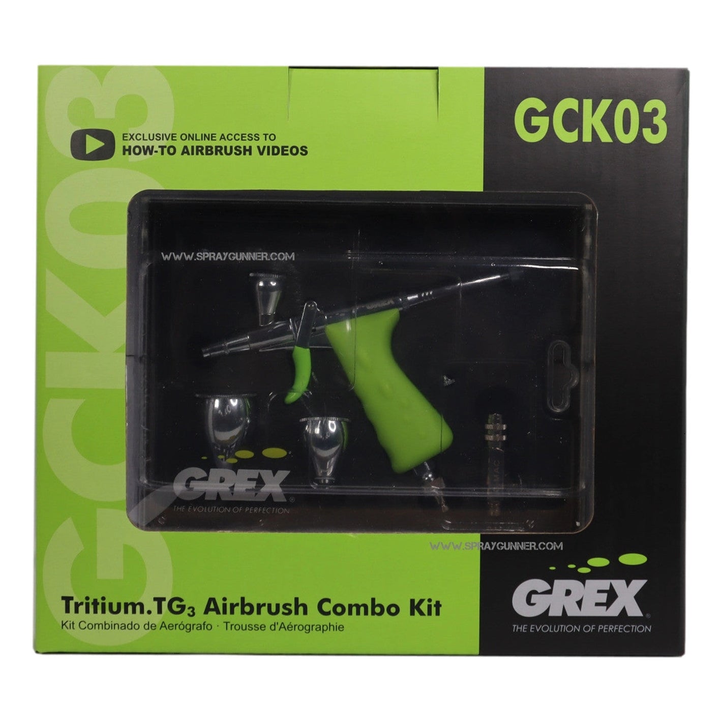 Grex Tritium.TG3 Airbrush Combo Kit