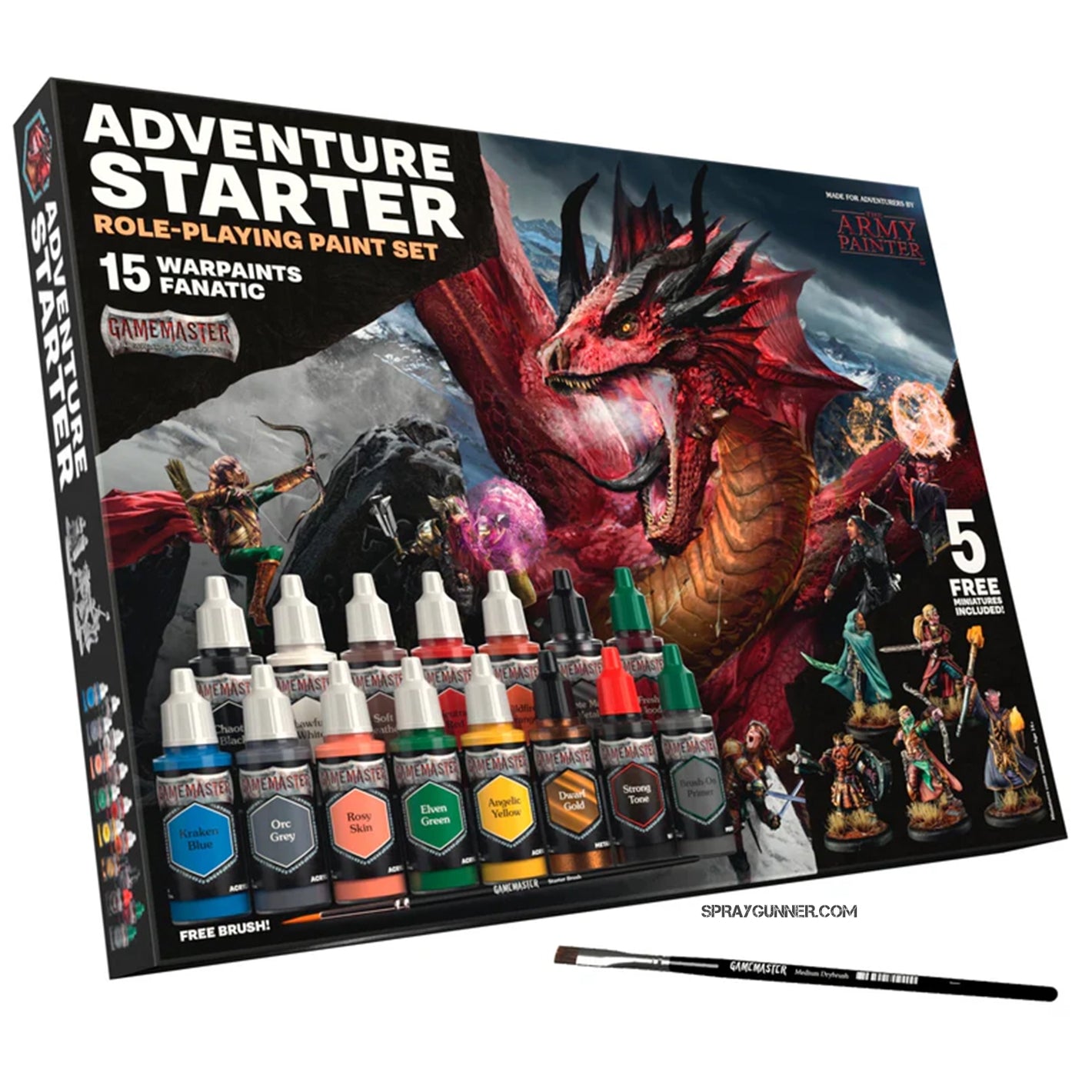 THE ARMY PAINTER: GameMaster Adventure Starter Role-Playing Paint Set