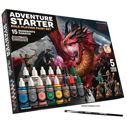 THE ARMY PAINTER: GameMaster Adventure Starter Role-Playing Paint Set - SprayGunner